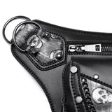 Halloween Steampunk Retro Motorcycle Rock Gothic Shoulder Waist Leg Bags Packs