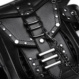 Halloween Steampunk Retro Motorcycle Rock Gothic Shoulder Waist Leg Bags Packs