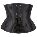 Heavy Duty 24 Steel Boned Waist Training Underbust Tight Shaper Corset