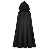 Hooded Cloak Adult Medieval Renaissance Costume with Hood Velvet Cape Halloween