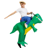 Kids Adult Inflatable Costume Inflatable Dinosaur Costume T-Rex Fancy Dress Halloween Blow up Costumes Red Dinosaur Costume