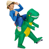 Kids Adult Inflatable Costume Inflatable Dinosaur Costume T-Rex Fancy Dress Halloween Blow up Costumes Red Dinosaur Costume
