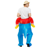 Kids Adult Inflatable Costume Inflatable Dinosaur Costume T-Rex Fancy Dress Halloween Blow up Costumes Red Dinosaur Costume