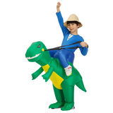 Kids Adult Inflatable Costume Inflatable Dinosaur Costume T-Rex Fancy Dress Halloween Blow up Costumes Red Dinosaur Costume