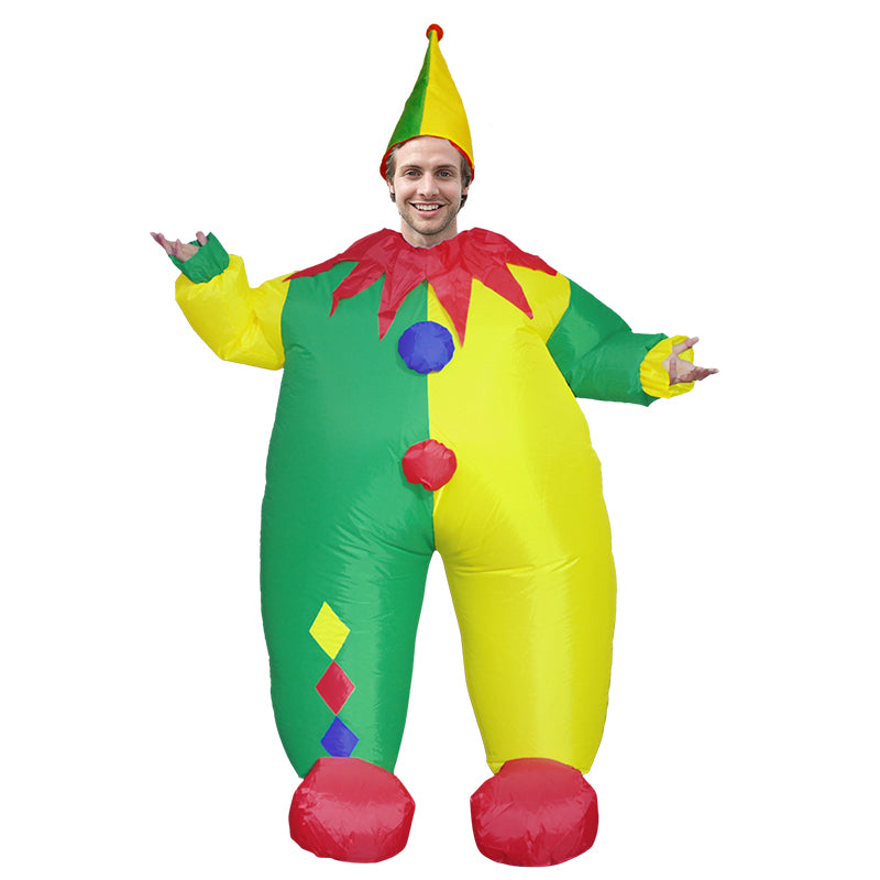 Inflatable Clown Costume Suits Fancy Cosplay Fat Suit for Adults
