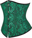 Ladies Classic Elegant Flower Tapestry Brocade Underbust Corset