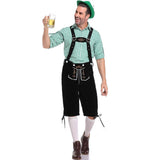 Lederhosen Men German Bavarian Oktoberfest Leather Trousers Costume