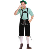 Lederhosen Men German Bavarian Oktoberfest Leather Trousers Costume