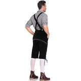 Lederhosen Men German Bavarian Oktoberfest Leather Trousers Costume