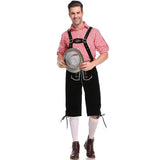 Lederhosen Men German Bavarian Oktoberfest Leather Trousers Costume