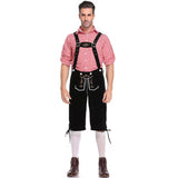 Lederhosen Men German Bavarian Oktoberfest Leather Trousers Costume