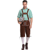 Lederhosen Men German Bavarian Oktoberfest Leather Trousers Costume