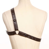 Gothic Metal Steampunk Chest-Belt Strap Costume Accessory