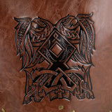 Medieval Faux Leather Chest Armor Retro Mercenary Knight Archer Body Armor Adjustable Vest Armour for Ren Faire