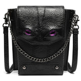 Medieval Punk Crossbody Bag Shoulder Purse Leather Belt Pouch Waist Bag