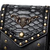 Medieval Punk Crossbody Bag Shoulder Purse Leather Belt Pouch Waist Bag