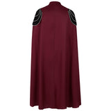 Medieval Royal Hooded Cloak Steampunk Cape with Chain Renaissance Robe Halloween Costume