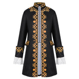 Men Colonial Military Tailcoat, 18th Century Medieval Regency Jacket, Renaissance Steampunk Victorian Halloween Coat