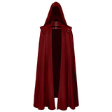 Unisex Halloween Costumes Adults,Medieval Hooded Gothic Devil Knight Robe Cloak Vampires Cosplay Cloak Hooded Capes