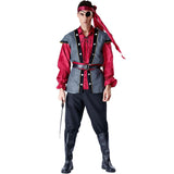 Men Pirate Captain Costumes Adult Pirate Costume Cosplay Set