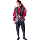 Men Pirate Captain Costumes Adult Pirate Costume Cosplay Set