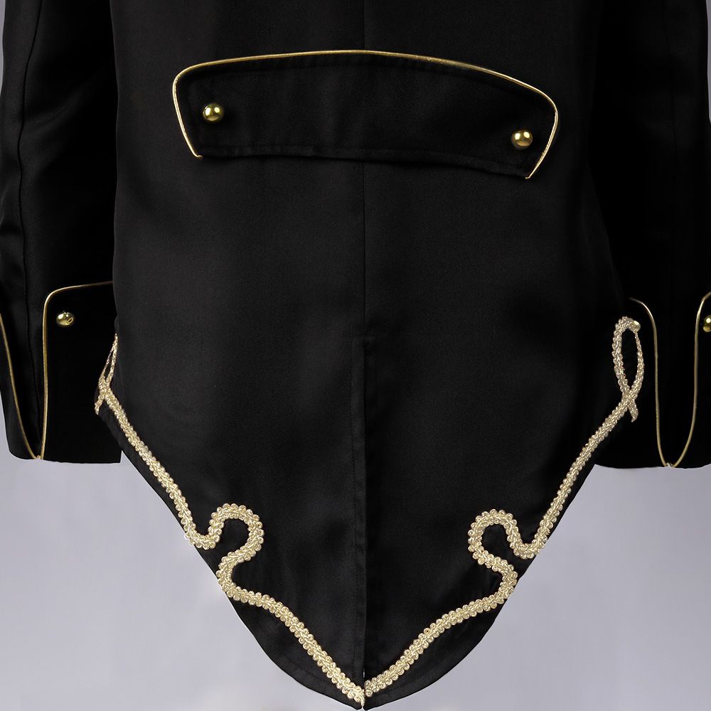 Men Steampunk Gothic Blazer Jacket Coat Vintage Halloween Jacket Outwear