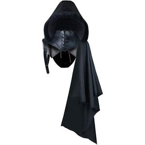 Unisex Steampunk Gothic Victorian Medieval Leather Shrug Cape Shawl Halloween Cloak