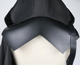 Unisex Steampunk Gothic Victorian Medieval Leather Shrug Cape Shawl Halloween Cloak