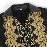 Men Steampunk Medieval Jacket Gothic Victorian Frock Coat Uniform