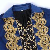 Men Steampunk Medieval Jacket Gothic Victorian Frock Coat Uniform