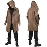 Men Tunic Hooded Robe Cloak Knight Fancy Cool Cosplay Costume Halloween Costume Tunic Hoodies Robe Cosplay Capes