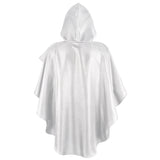 Men Women Hooded Cosplay Party Cloak Cape Wizard Robe Halloween Medieval Knight Role Play Costume