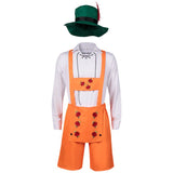 Men's Beer In Germany Festival Overalls Suits Bavarian Lederhosen Halloween Costumes Sets