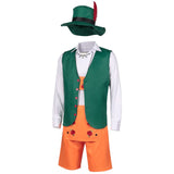 Men's Beer In Germany Festival Overalls Suits Bavarian Lederhosen Halloween Costumes Sets