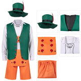 Men's Beer In Germany Festival Overalls Suits Bavarian Lederhosen Halloween Costumes Sets