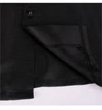 Men's Clergy Robe Black Priest Pulpit Robe Vestments with Belt Cosplay Costume