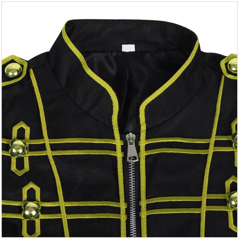 Men's Gothic Jacket Drummer Classic Suit Jackets for Party Prom