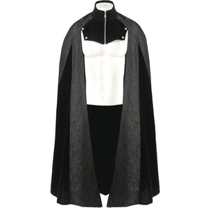 Men's Medieval Renaissance Cloak Victorian Steampunk Gothic Cape Costume