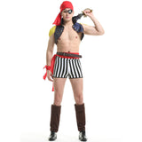 Men's Sexy Night Club Exotic Pirate Halloween Costumes Cosplay Outfits