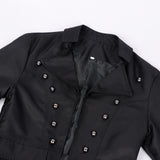 Men's Steampunk Coat Victorian Prince Jacket Gothic Renaissance Medieval Frock Coat Costume Tailcoat Long Trench Coats