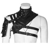 Men's Steampunk Leather Body Harness Leather Harness Halloween Accessories