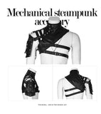 Men's Steampunk Leather Body Harness Leather Harness Halloween Accessories