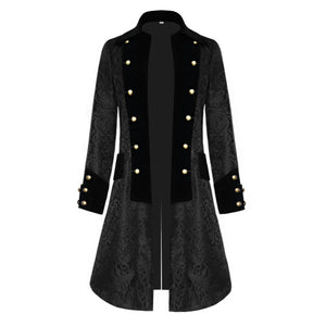 Men's Steampunk Renaissance Tailcoat Jacket Gothic Victorian Frock Coat