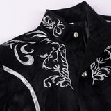 Men's Steampunk Vintage Jacket Gothic Victorian Frock Coat Uniform Halloween Costume