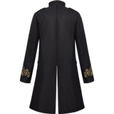 Men's Steampunk Vintage Medieval Tailcoat Jacket Gothic Victorian Frock Coat Uniform Halloween Cosplay Costume