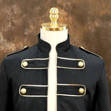 Men's Steampunk Vintage Medieval Tailcoat Jacket Gothic Victorian Frock Coat Uniform Halloween Cosplay Costume