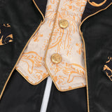 Men's Steampunk Vintage Tailcoat Jacket Gothic Victorian Frock Uniform