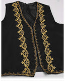 Men's Victorian Waistcoat Slim Fit Embroidered Opera Vest Court Prince Costume Wear