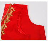 Men's Victorian Waistcoat Slim Fit Embroidered Opera Vest Court Prince Costume Wear