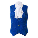 Mens Gothic Vest Waistcoat Steampunk Victorian Renaissance Costume